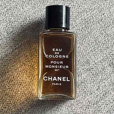 Chanel Paris POUR MONSIEUR Eau De Cologne Sealed Cap Vintage