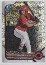 2022 Bowman Chrome Prospects Speckle Refractor /299 Braylin Minier #BCP-93 h3c