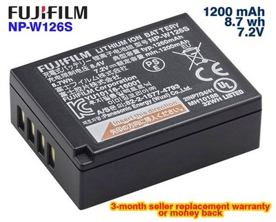 Original NP-W126S Fujifilm Lithium-Ionen Akku -3 Monate Garantie