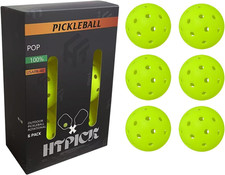 Pickleball Balls  Crack-Resistant  40 Holes Outdoor  Indoor Pickle Balls 