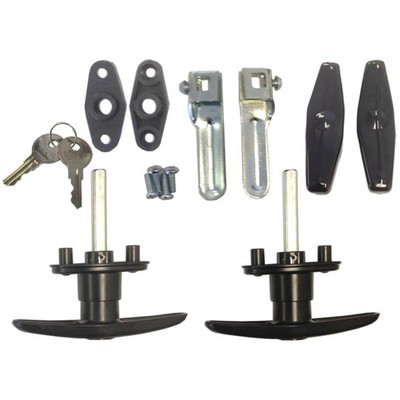 Secure and Durable T-Handle Lock Set - Includes Keys and Installation Screws