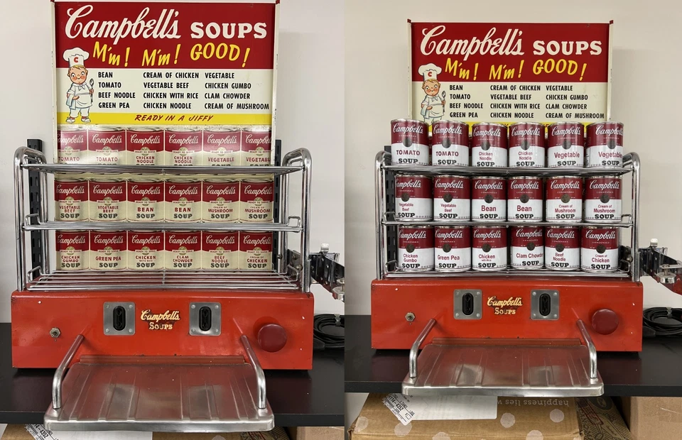 Campbells Soup Warmer Display Cans - Image 2 of 4