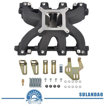 Fit Chevy Gen III LS1/LS2 Super Victor EFI Intake Manifold Single Plane Black
