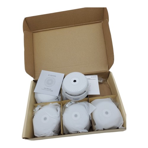 X-Sense XS01 Mini Smoke Alarm, Fire LED Indicator & Silence Button, 6-Pack - Picture 9 of 9