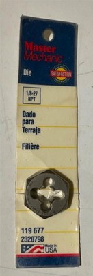 Master Mechanic 119 677 1/8''-27 NPT Die USA