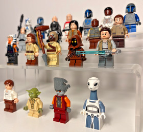 LEGO Star Wars Minifigures Lot x22 &ndash; Ahsoka, Rey, Yoda, Mandalorians