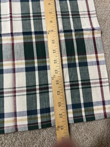 PARK Imports & Design Napkins Jewel Tone PLAID 100% COTTON 18” X 18” SET OF 6 - Picture 2 of 7
