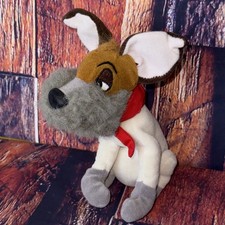 Vintage Disney Oliver  Company Dodger Plush Stuffed Animal Dog