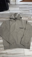 In hand Next Day Shipping Fear of God Essentials Hoodie Dark Oatmeal Size Medium