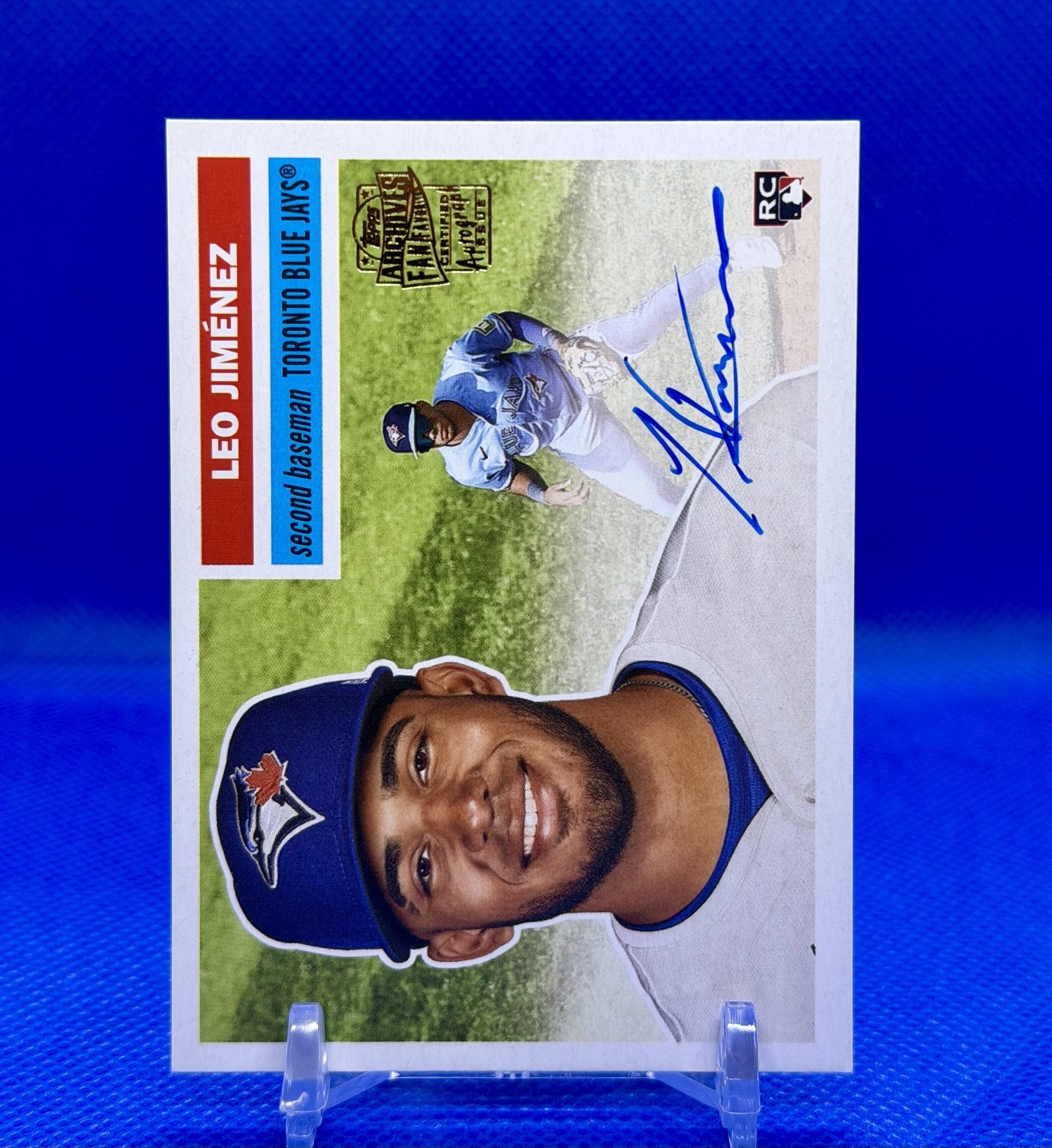 2025 Topps Archives - 1956 Fan Favorites Autographs Leo Jimenez #56FFA-LJ...