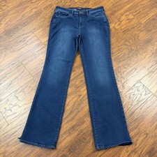 NYDJ Jeans Women 8 Boot Cut Mid Rise Lift Tuck Stretch Denim Barbara 28x31