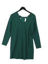 Mango A-Line Midi Dress M in Green