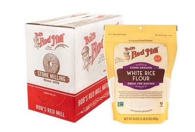 White Rice Flour, 24oz (Pack of 4) - Non GMO, Vegan, Kosher