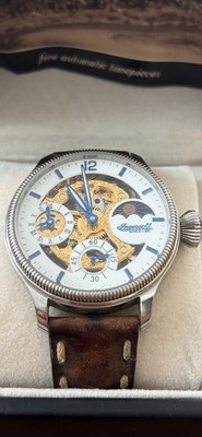 Ingersoll Skelettuhr Herrenuhr Mechanisch Handaufzug