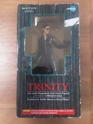 Trinity Figure, 1/6 Scale, The Matrix Reloaded, ArtFX Painted Soft Vinyl