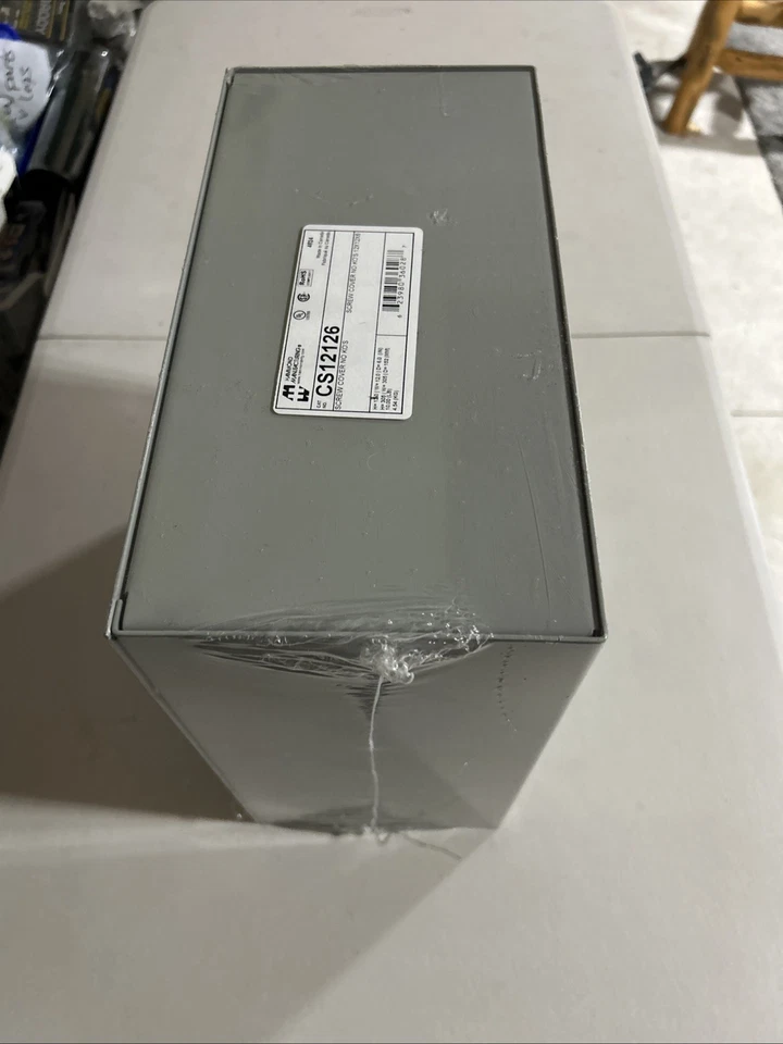 Caja de aluminio Hammond CS12126 12 x 12 x 6 nuevo stock antiguo ver todas las fotos EE. UU. Foto 4 de 4