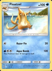 Floatzel 23/73 Shining Legends Uncommon