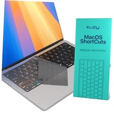for MacBook Pro 14 inch Keyboard Cover M4 16" 2025 2024 2023 M3 MacOS Shortcut