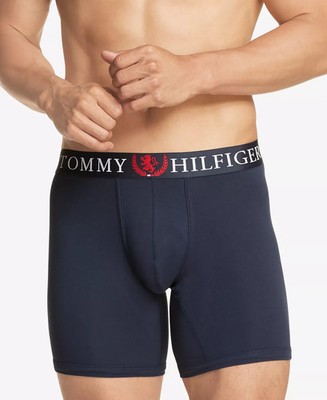 NIB TOMMY HILFIGER Men's Authentic Stretch Soft Cotton Boxer Briefs Size LARGE