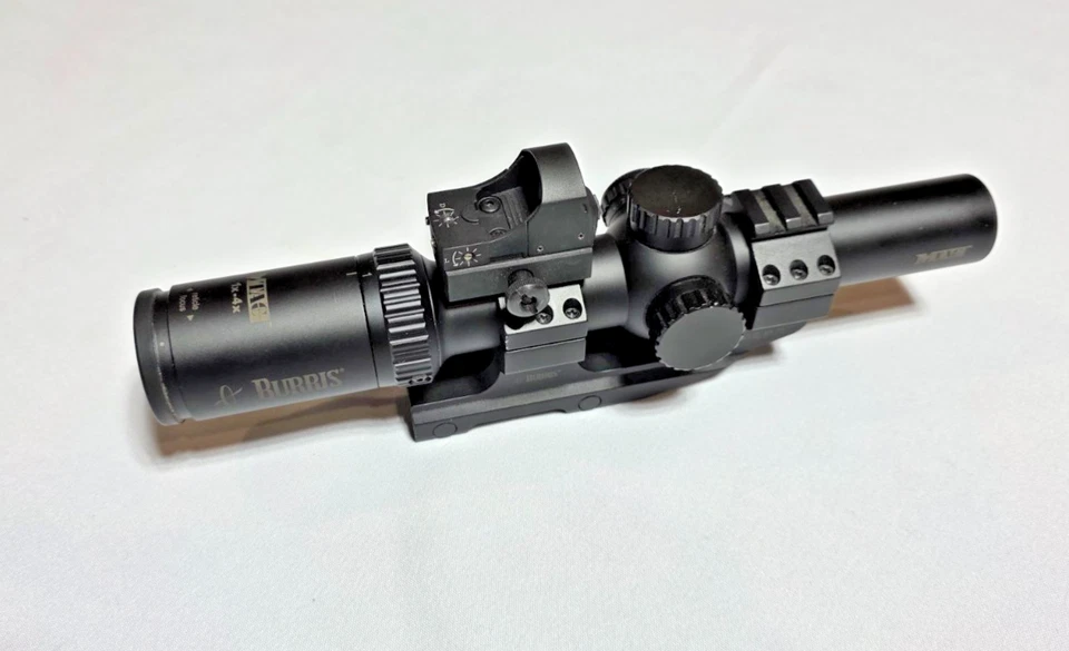 Прицел винтовочный Burris MTAC 1-4x24 мм с подсветкой прицельная сетка CQ, LPVO & Weaver Red Dot PEPR - Изображение 3 из 4