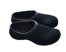 Merrell Women Walking Shoes J000554 Black Fabric Slip On Size 7