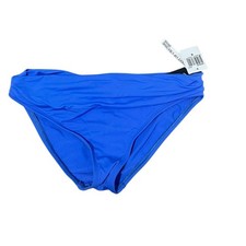 NWT La Blanca Island Goddess Ruched Band Hipster Swim Bottom size 6