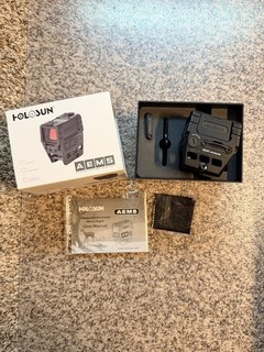 HOLOSUN AEMS Red Dot Sight Multi Reticle 7075 Aluminum black [AEMS 211301]