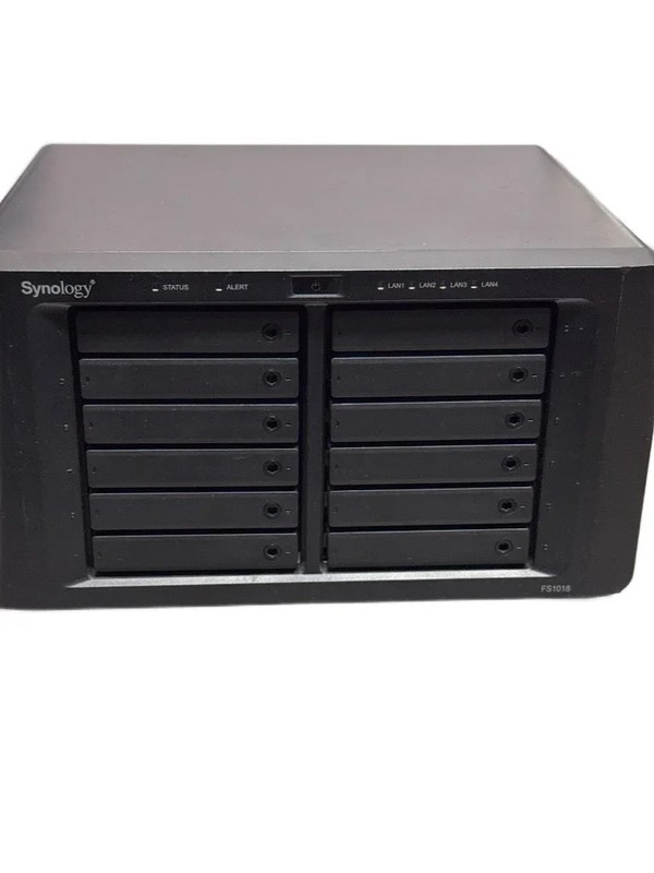 Synology FS1018 FlashStation NAS Dual 10Gbe Upgraded 16GB Ram ECC
