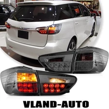For Toyota WISH 2009-2015 LED Tail Light Smoke Brake Light Driver Passenger Side