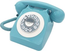 Corded Retro Phone, TelPal Vintage Old Phones, Classic 1930's Antique Landline 