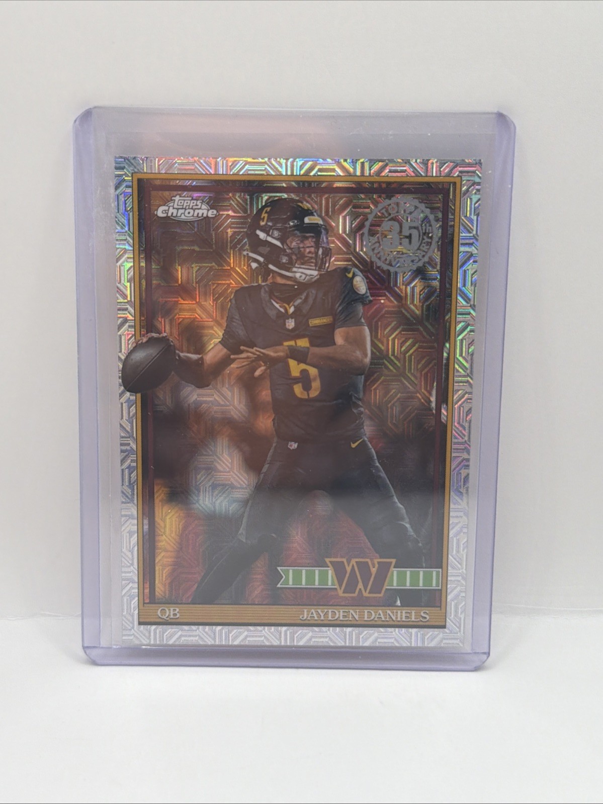 2026 Topps Flagship Football - Jayden Daniels Silver Pack MOJO 199 (SP) #91TC-44