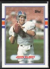 1989 Topps American/UK #4 John Elway Denver Broncos (B)