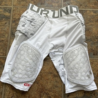 EUC Under Armour HEX Game Day Pro 5 Pad Compression Shorts Mens Lg Football