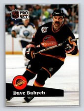 1991-92 Pro Set - Dave Babych #503 Vancouver Canucks Hockey Card