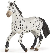 Papo - Black Appaloosa Horse - Realistic and Pony Figurine - 3 Years...