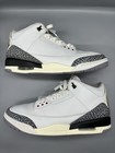 NIKE AIR JORDAN 3 III WHITE CEMENT REIMAGINED DN3707-100 BLACK GREY RED SIZE 14