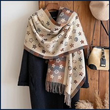 Women Winter Cashmere Style Scarf Warm Pashmina Shawl Thick Wrap