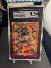 Luther Burden Orange /25 Elements of The Game 2024 Bowmans Best Chrome U