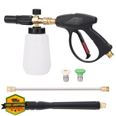#ad Greenworks Pressure Washer Short Gun Kit $129.99