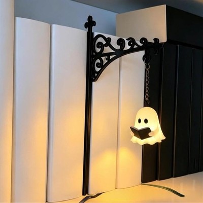 LED Bookshelf Lamp Library Lantern Mini Night Light Book Library Nook Decor Crea