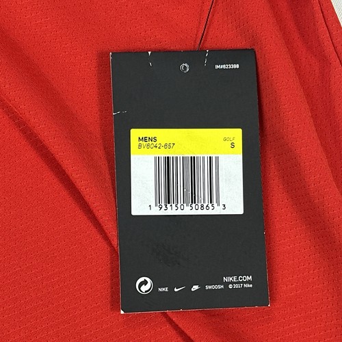 Polo Nike Dri-fit Boston Red Sox bordado para hombre talla pequeña rendimiento - Imagen 7 de 11