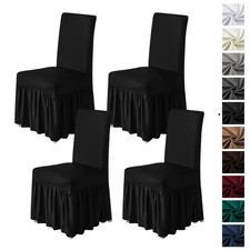 molasofa Chair Covers for Dining Room Set of 4 Stretch Chair Slipcovers with ...