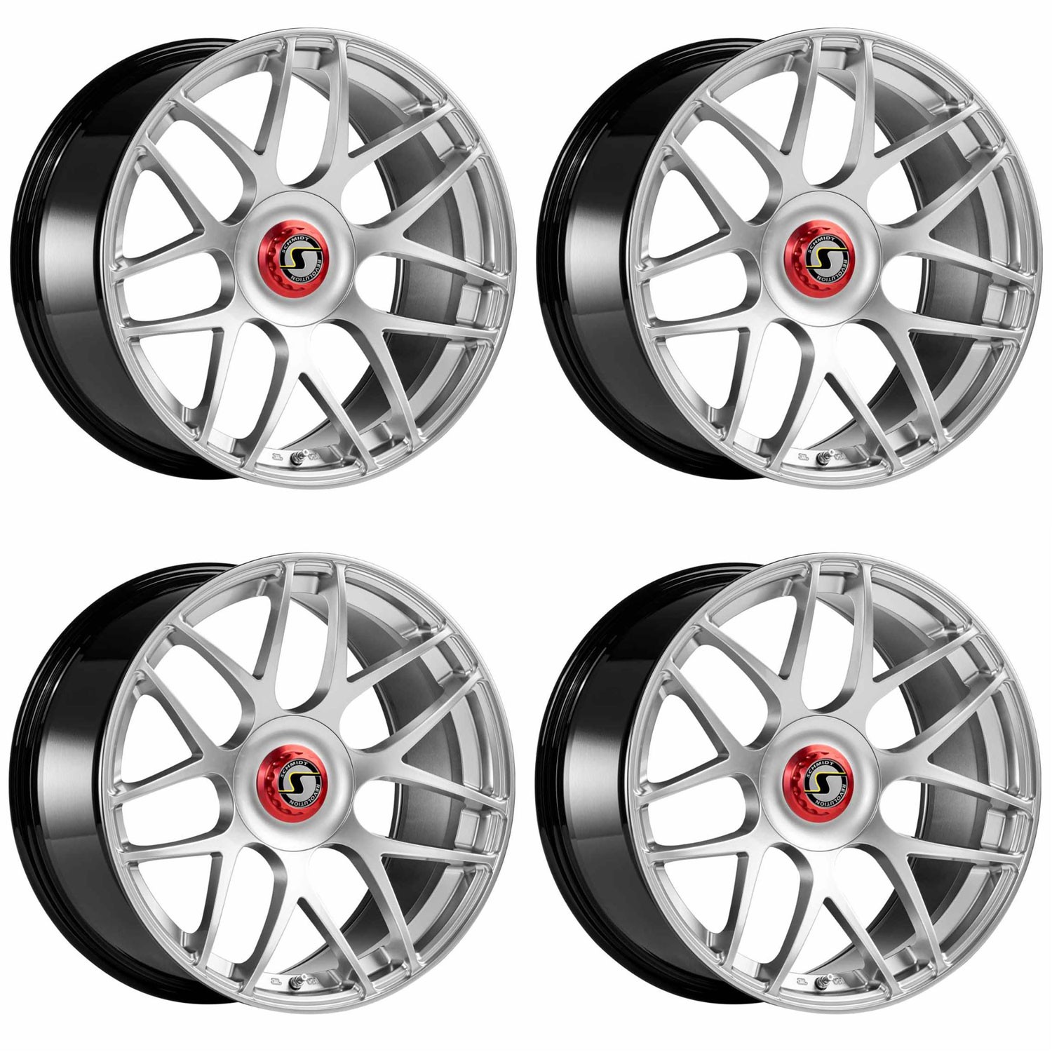 4 Schmidt wheels Gambit 9.0Jx21 + 10.5Jx21 5x115 SIL for Chrysler 300C Typ LX He