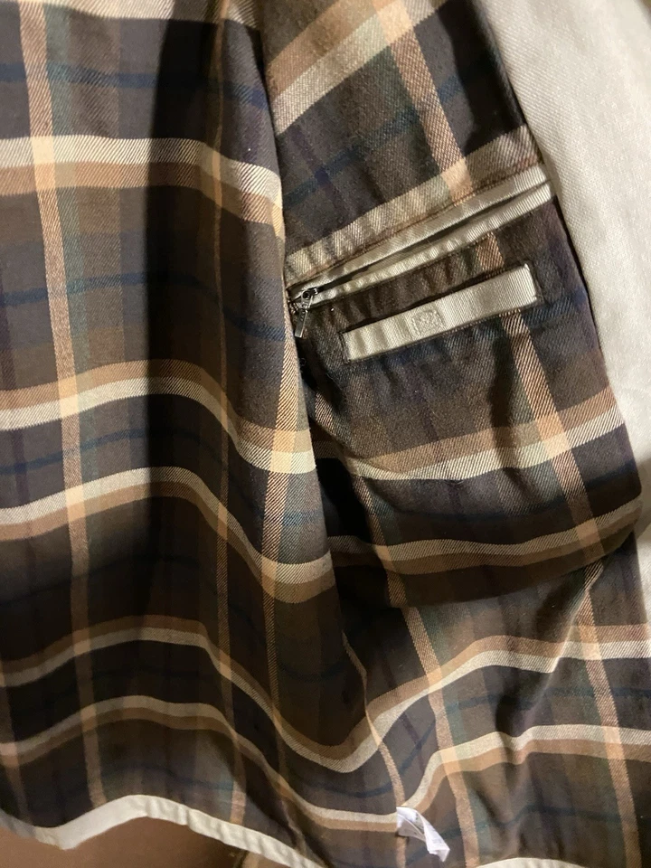 ABRIGO HOMBRE LAND’S END BEIGE ESTILO GRANERO Foto 3 de 4