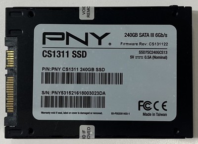 PNY CS1311 240GB 2.5'' SATA III 6Gb/s Internal Solid State Drive SSD