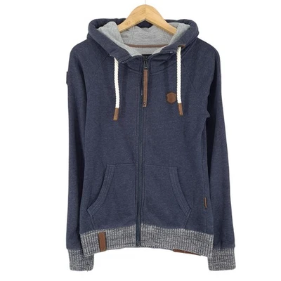 Naketano Hoodie Kapuzenpullover Damen Blau Baumwolle Nu4 Größe S - Bild 1 von 4