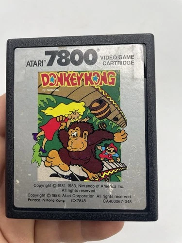 Donkey Kong Atari 7800 Authentic Cartridge Only Arcade Nintendo
