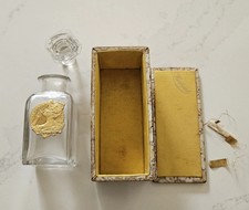 HOUBIGANT Parfum IDEAL . Flacon  Baccarat dans coffret d'origine 1900