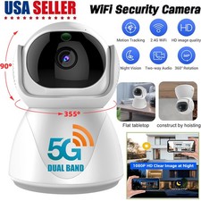 2K PTZ Security Camera for Baby Monitor Dog Camera Motion Detection Night Vision