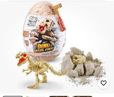 ZURU Robo Alive Dino Fossil Find Surprise Robotic Dinosaur Egg Toy Pet